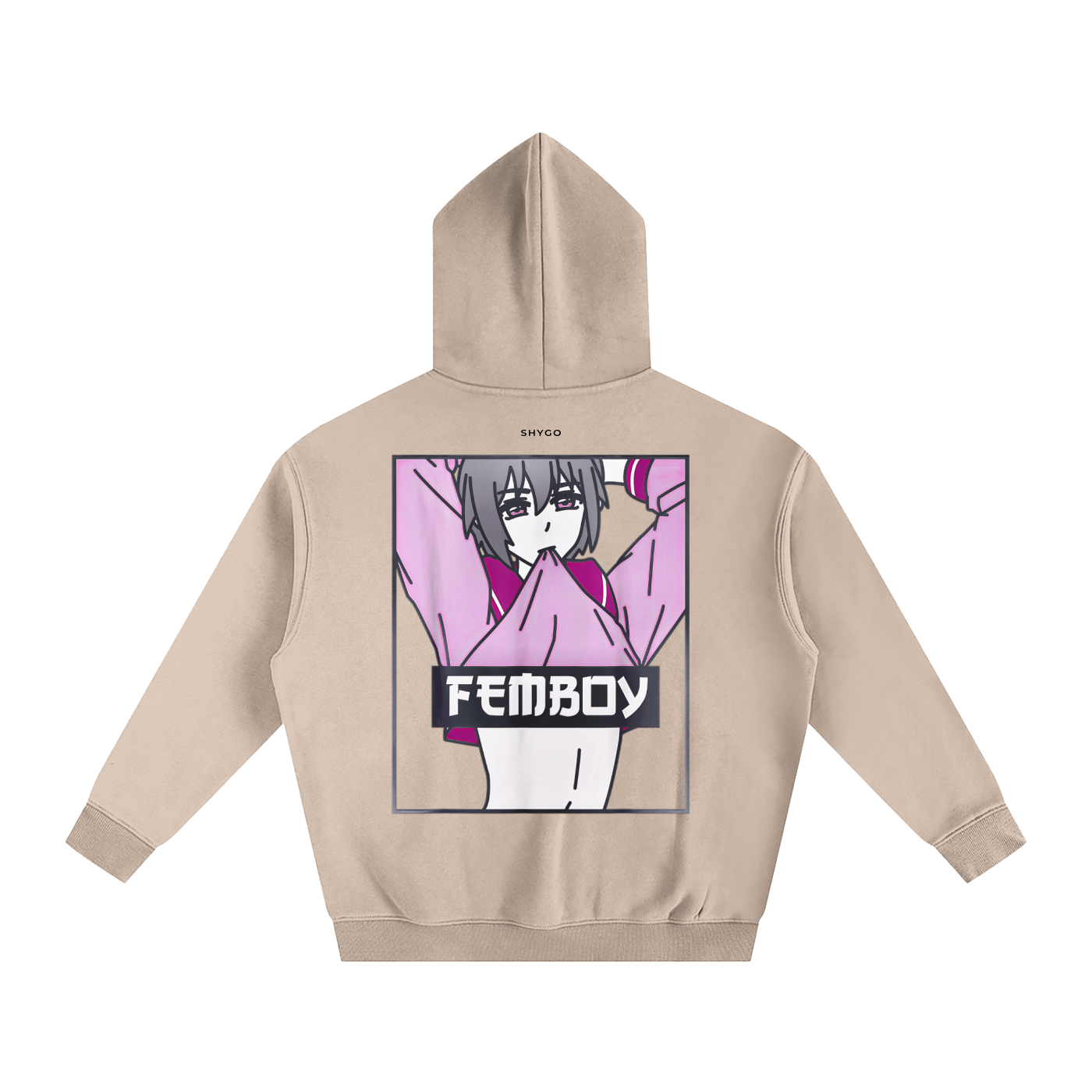 Recommended | [New] Boykisser Femboy Oversize Fleeced Hoodie 2.0