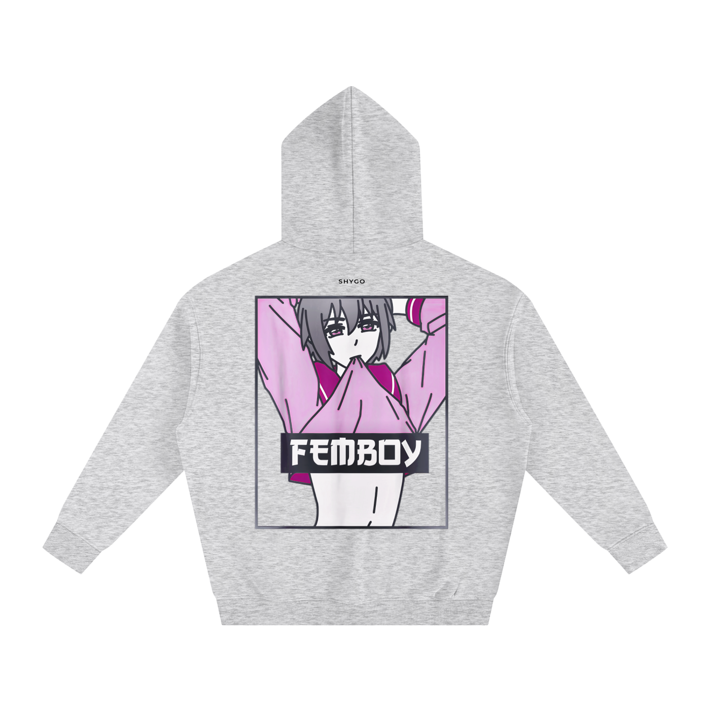 Recommended | [New] Boykisser Femboy Oversize Fleeced Hoodie 2.0