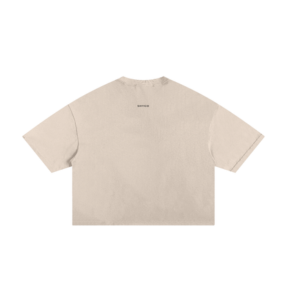 I'm Fucking Him Frayed Boxy Duo Tee