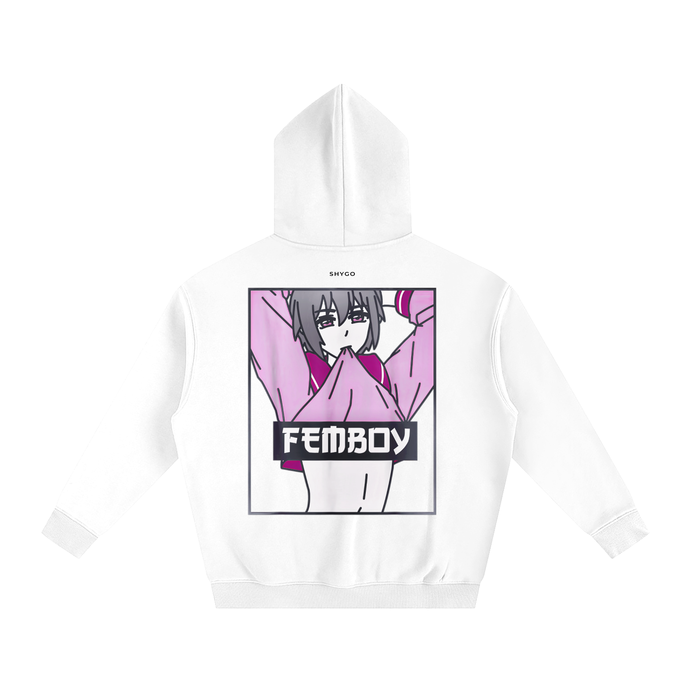 Recommended | [New] Boykisser Femboy Oversize Fleeced Hoodie 2.0