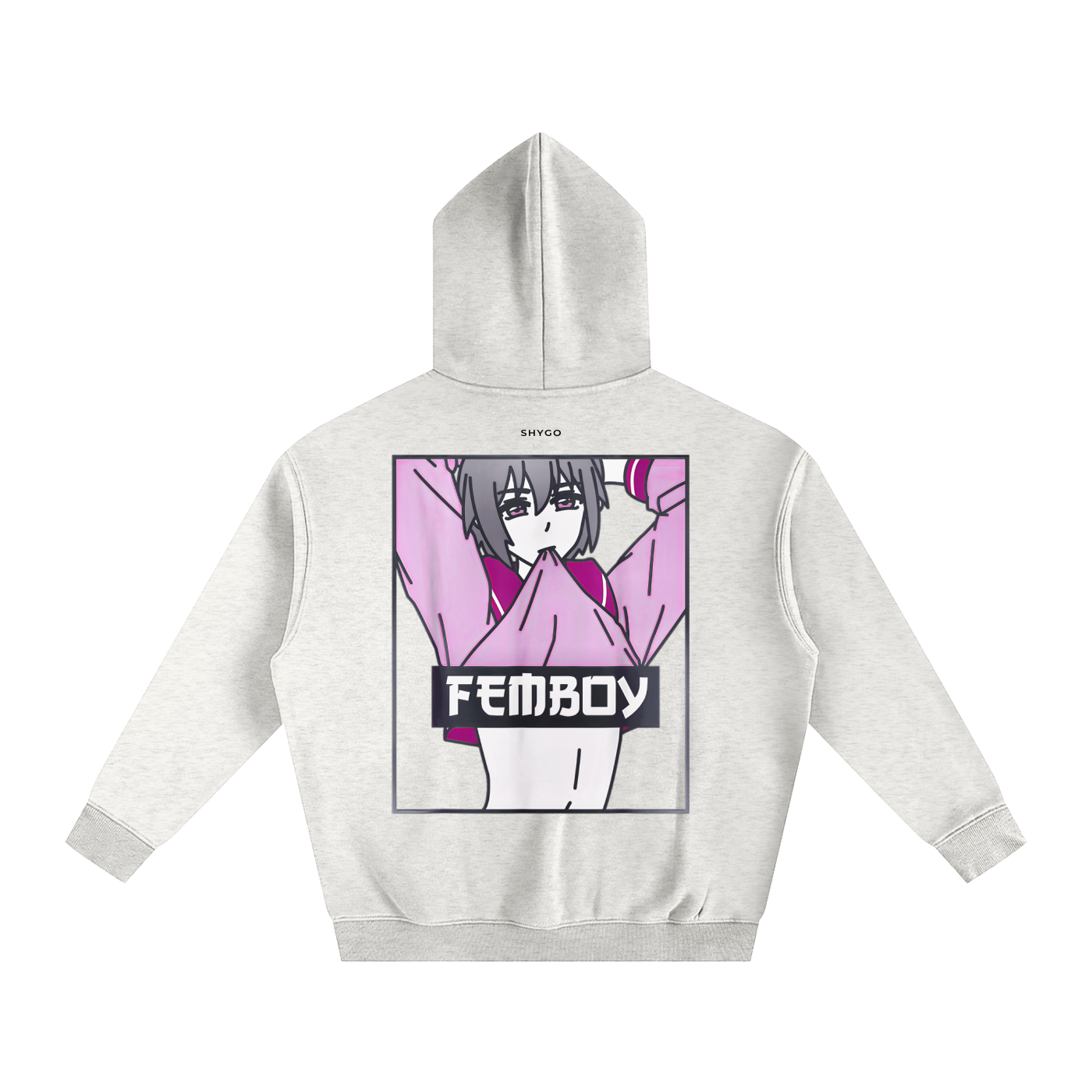 Recommended | [New] Boykisser Femboy Oversize Fleeced Hoodie 2.0